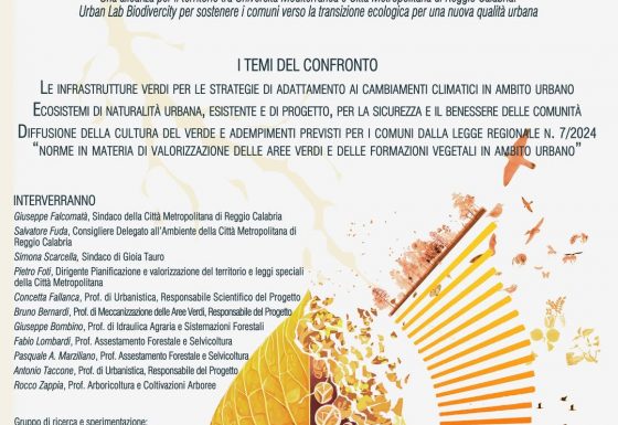 Terzo FORUM del Progetto BiodiverCity – Area della Piana